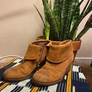 The North Face waterproof suede boots